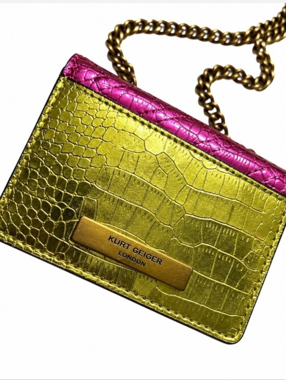 Kurt Geiger London Micro Kensington Quilted Crossbody In Box - Picture 3 of 11
